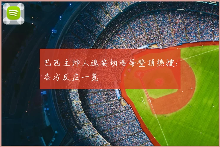 巴西主帅人选安切洛蒂登顶热搜，各方反应一览